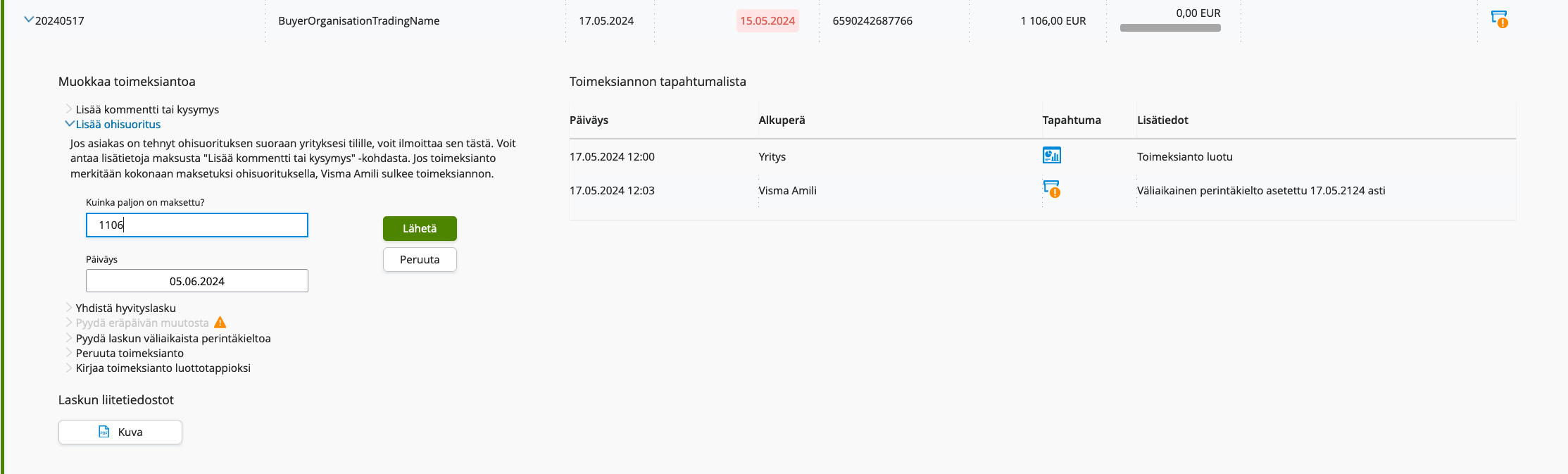 Ohisuorituksen lisääminen